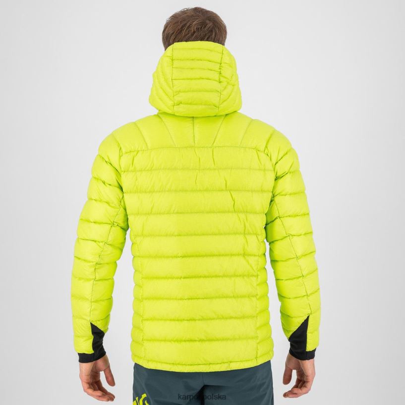 kurtka | kolada kiwi 40266X4 mężczyźni Karpos najwyższa puchowa kurtka z kapturem