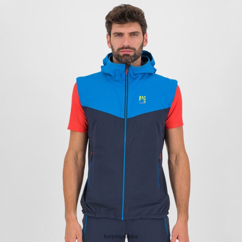 kurtka | przestrzeń kosmiczna/indygo b./mandarynka 40266X94 mężczyźni Karpos Ledowa kurtka typu kabriolet