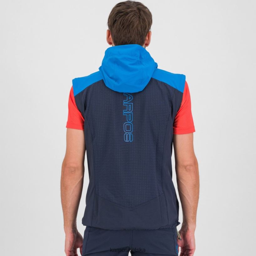 kurtka | przestrzeń kosmiczna/indygo b./mandarynka 40266X94 mężczyźni Karpos Ledowa kurtka typu kabriolet