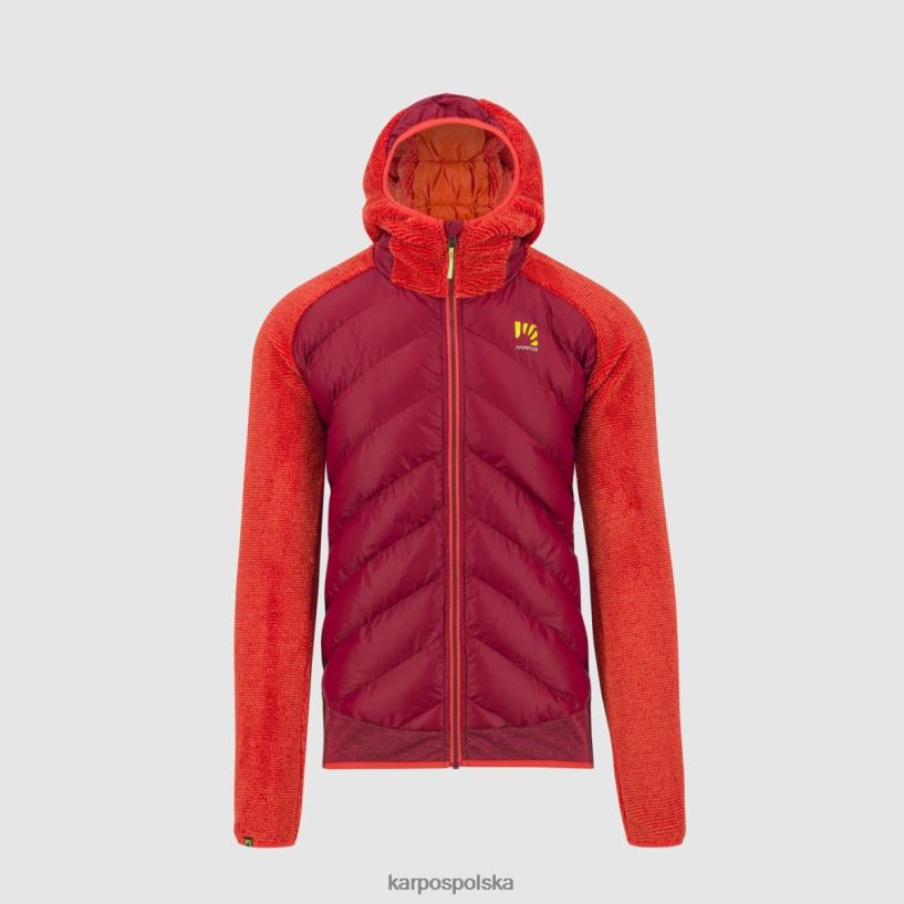 kurtka | rowerowa czerwień/grenadyna 40266X115 mężczyźni Karpos kurtka marmarolowa