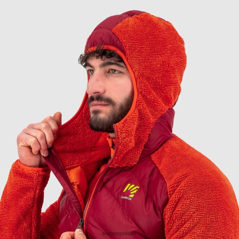 kurtka | rowerowa czerwień/grenadyna 40266X115 mężczyźni Karpos kurtka marmarolowa