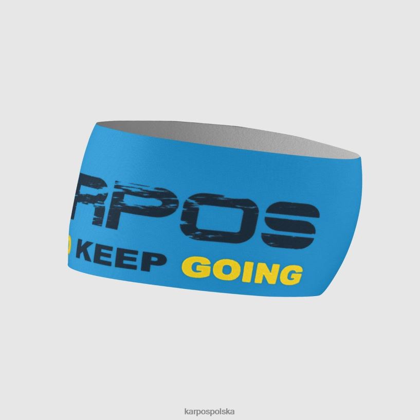 nakrycia głowy | błękit diwy/północ/siarka 40266X862 mężczyźni Karpos pelmetowa opaska na głowę