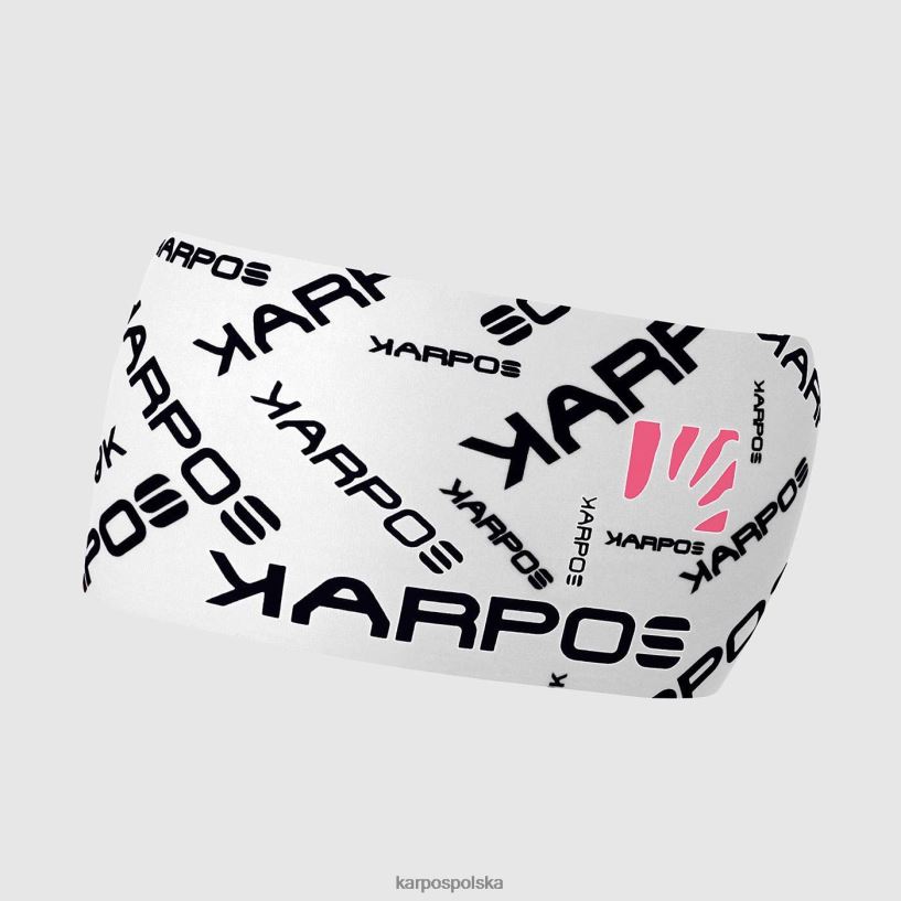 nakrycia głowy | biało-czarny 40266X824 mężczyźni Karpos Opaska Pelmo