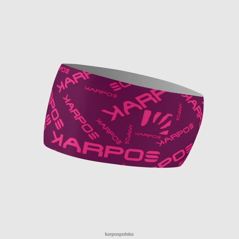 nakrycia głowy | jeżynowy/różowy 40266X833 mężczyźni Karpos Opaska Pelmo