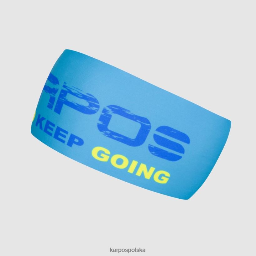 nakrycia głowy | niebieski j./port morski/siarka 40266X859 mężczyźni Karpos pelmetowa opaska na głowę