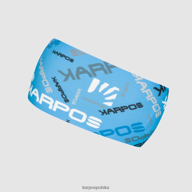 nakrycia głowy | niebieski klejnot/port morski/biały 40266X826 mężczyźni Karpos Opaska Pelmo