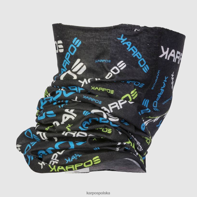 ocieplacz na szyję | czarny/indygo/zielony fluo 40266X853 mężczyźni Karpos Światło ocieplające szyję