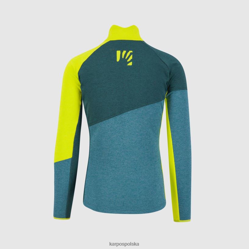 polar | balsam/leśny/kiwi colada 40266X238 mężczyźni Karpos Polar federa z zamkiem błyskawicznym na całej długości