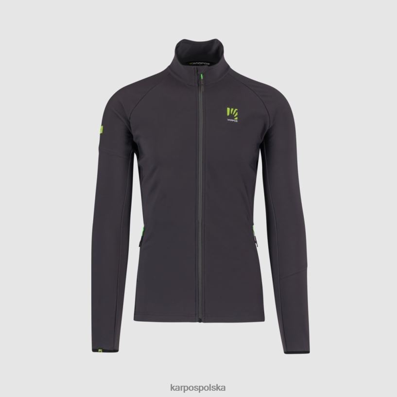 polar | ciemnoszary ciemnoszary 40266X202 mężczyźni Karpos Polar alagna r z zamkiem błyskawicznym na całej długości