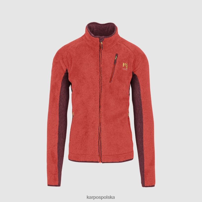 polar | grenadyna/czerwień rowerowa 40266X193 mężczyźni Karpos wierzchni polar