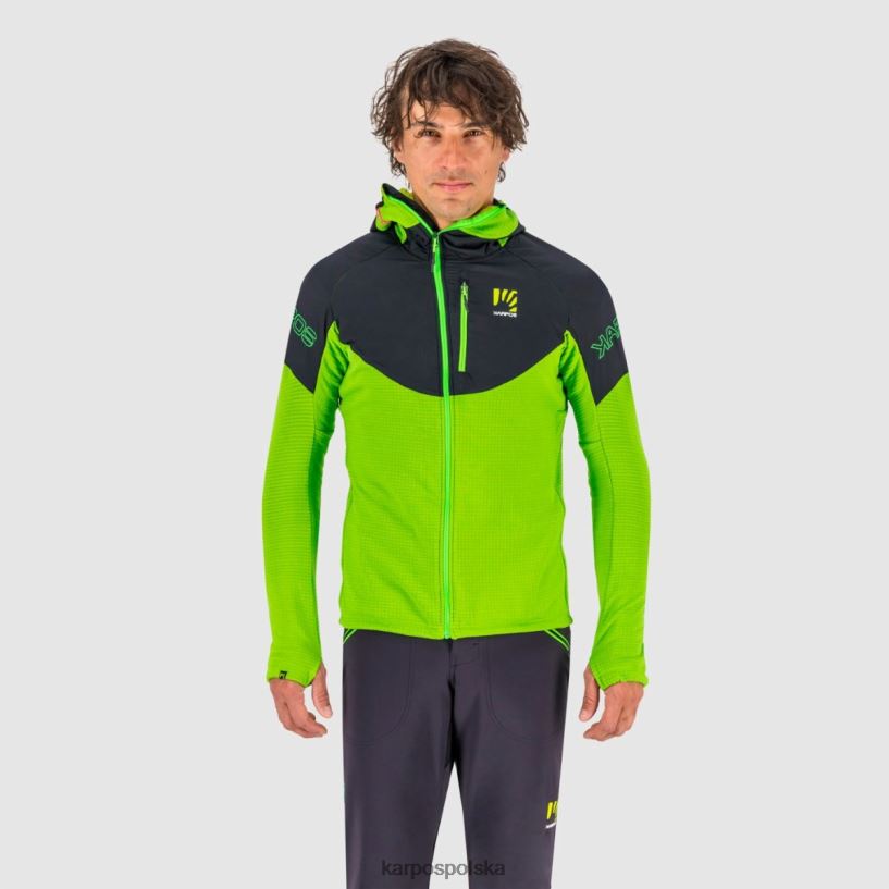 polar | jabłkowy zielony czarny 40266X166 mężczyźni Karpos Polar k-wydajność