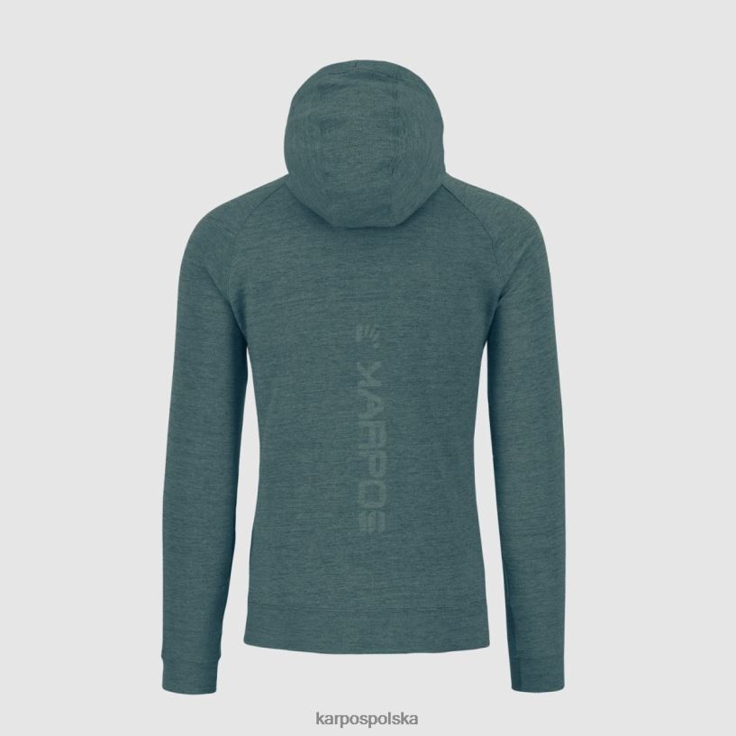 polar | melanż północnoatlantycki 40266X181 mężczyźni Karpos Bluza z kapturem i zamkiem na całej długości Easyfrizz