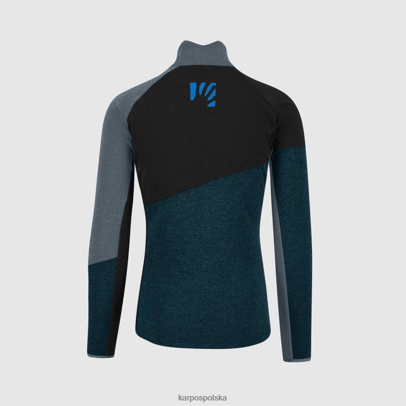 polar | północ/czarny/ciemny łupek 40266X242 mężczyźni Karpos Polar federa z zamkiem błyskawicznym na całej długości