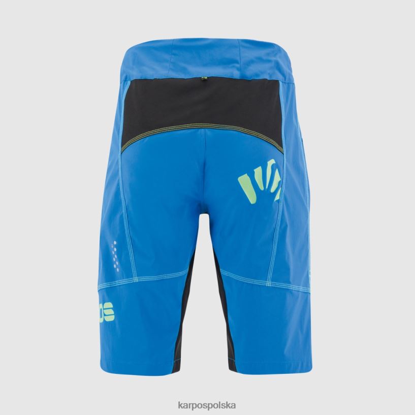 krótki | indygo b./czarny/zielony fluo 40266X675 mężczyźni Karpos spodenki balistyczne Evo