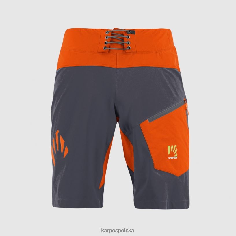 krótki | przestrzeń kosmiczna/mandarynka t/lawa f 40266X655 mężczyźni Karpos Val di Dentro Bermudy