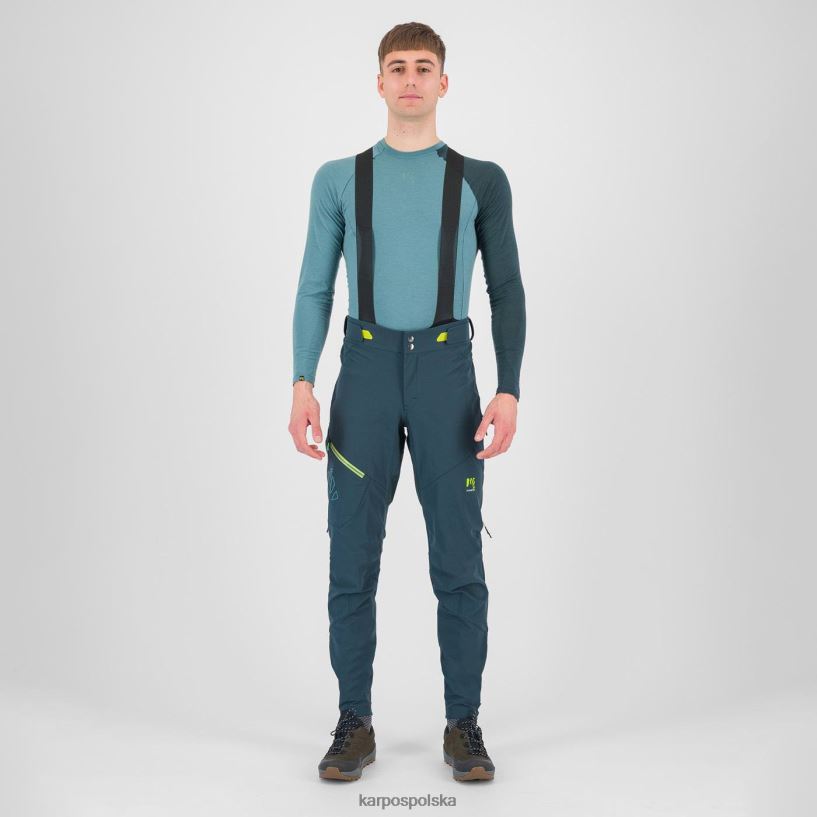 spodnie | Colada leśna/kiwi 40266X481 mężczyźni Karpos Zimowe spodnie Val Viola