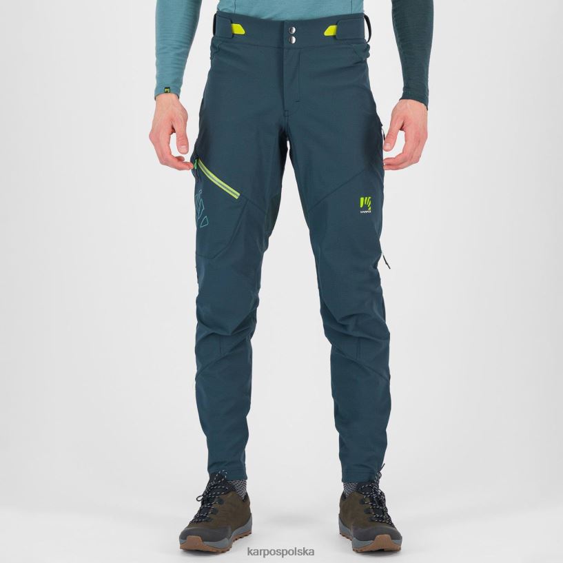spodnie | Colada leśna/kiwi 40266X481 mężczyźni Karpos Zimowe spodnie Val Viola