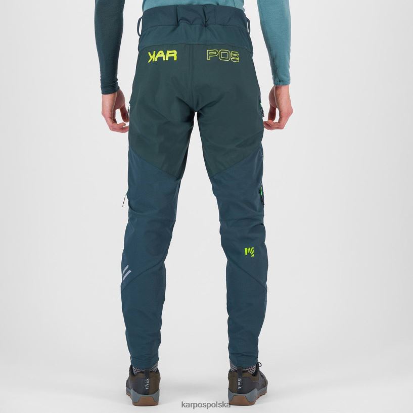spodnie | Colada leśna/kiwi 40266X481 mężczyźni Karpos Zimowe spodnie Val Viola
