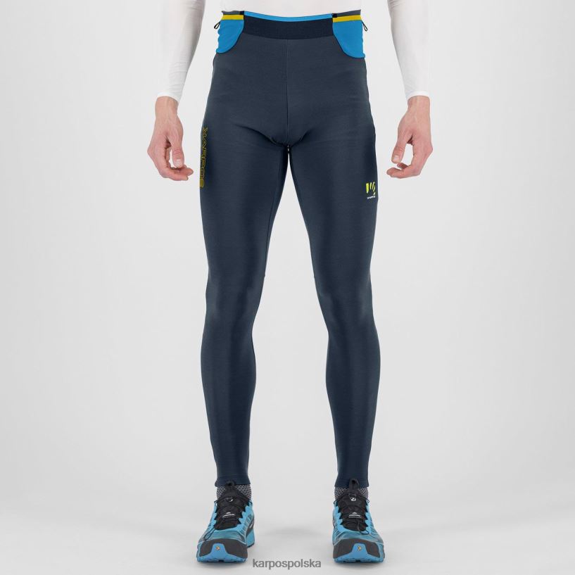 spodnie | błękit północy/diva 40266X579 mężczyźni Karpos lavaredo plus obcisłe na zimę