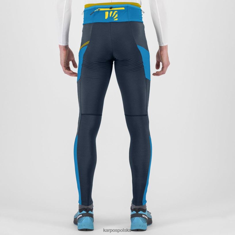 spodnie | błękit północy/diva 40266X579 mężczyźni Karpos lavaredo plus obcisłe na zimę