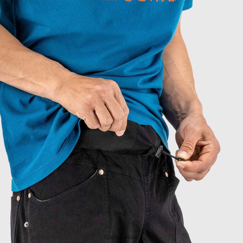 spodnie | czarny 40266X557 mężczyźni Karpos Jasne jeansy marki Castegner