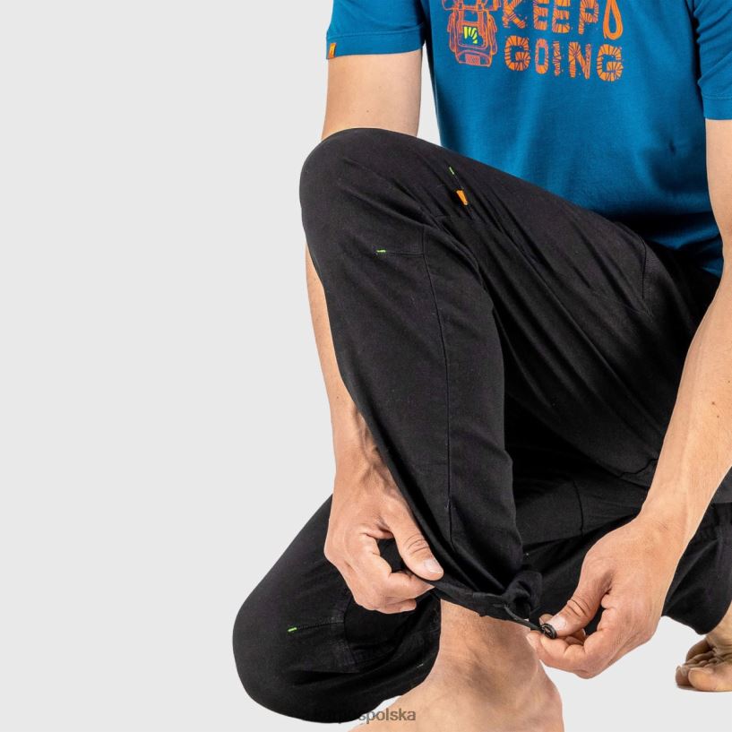 spodnie | czarny 40266X557 mężczyźni Karpos Jasne jeansy marki Castegner