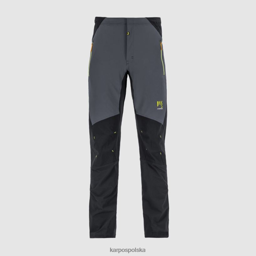 spodnie | czarny/ombre niebieski/jaśminowy zielony 40266X510 mężczyźni Karpos spodnie Wall Evo