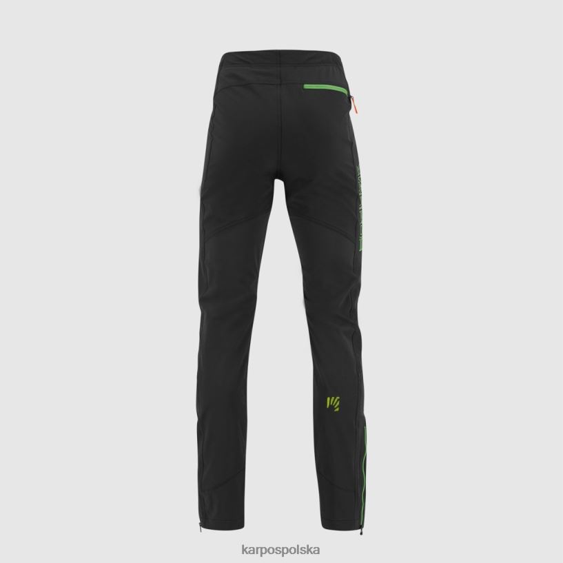 spodnie | czarny/ombre niebieski/jaśminowy zielony 40266X510 mężczyźni Karpos spodnie Wall Evo