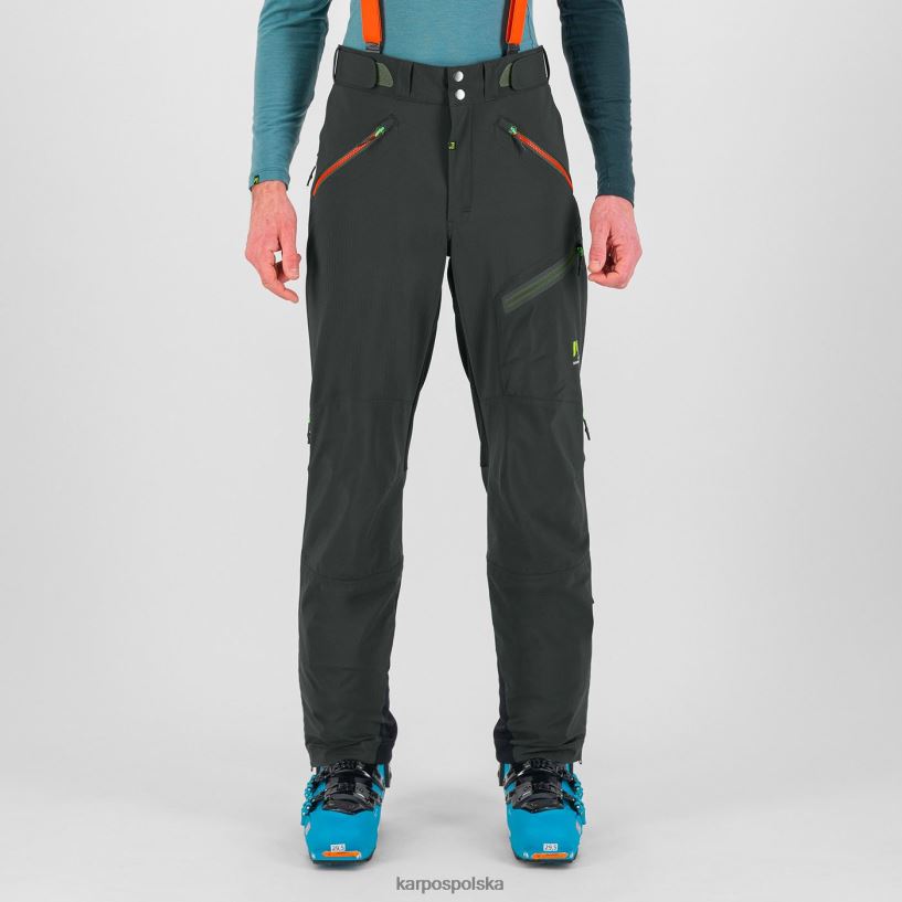 spodnie | czarny/ostry pomarańczowy 40266X457 mężczyźni Karpos spodnie schiara evo