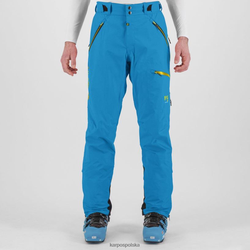 spodnie | niebieska diwa 40266X444 mężczyźni Karpos spodnie midi typu muszlowego