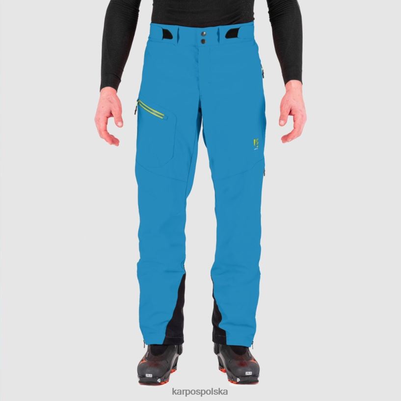 spodnie | niebieski klejnot/źródło siarki 40266X450 mężczyźni Karpos spodnie palu'evo