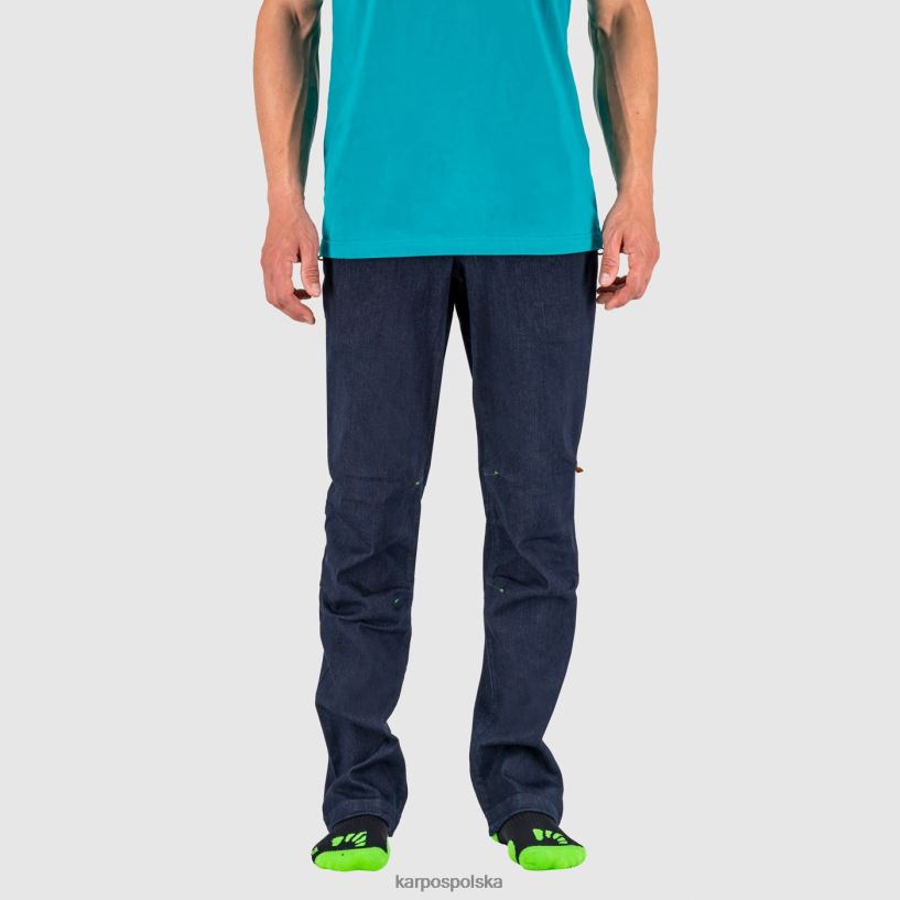 spodnie | niebieskie dżinsy 40266X584 mężczyźni Karpos spodnie karpiowe