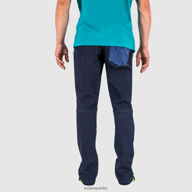 spodnie | niebieskie dżinsy 40266X584 mężczyźni Karpos spodnie karpiowe