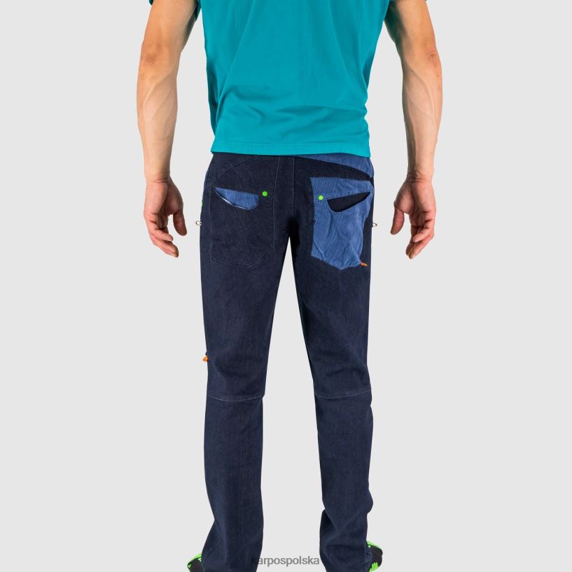 spodnie | niebieskie dżinsy 40266X584 mężczyźni Karpos spodnie karpiowe