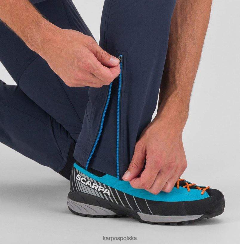 spodnie | przestrzeń kosmiczna/indygo b. 40266X509 mężczyźni Karpos spodnie Wall Evo