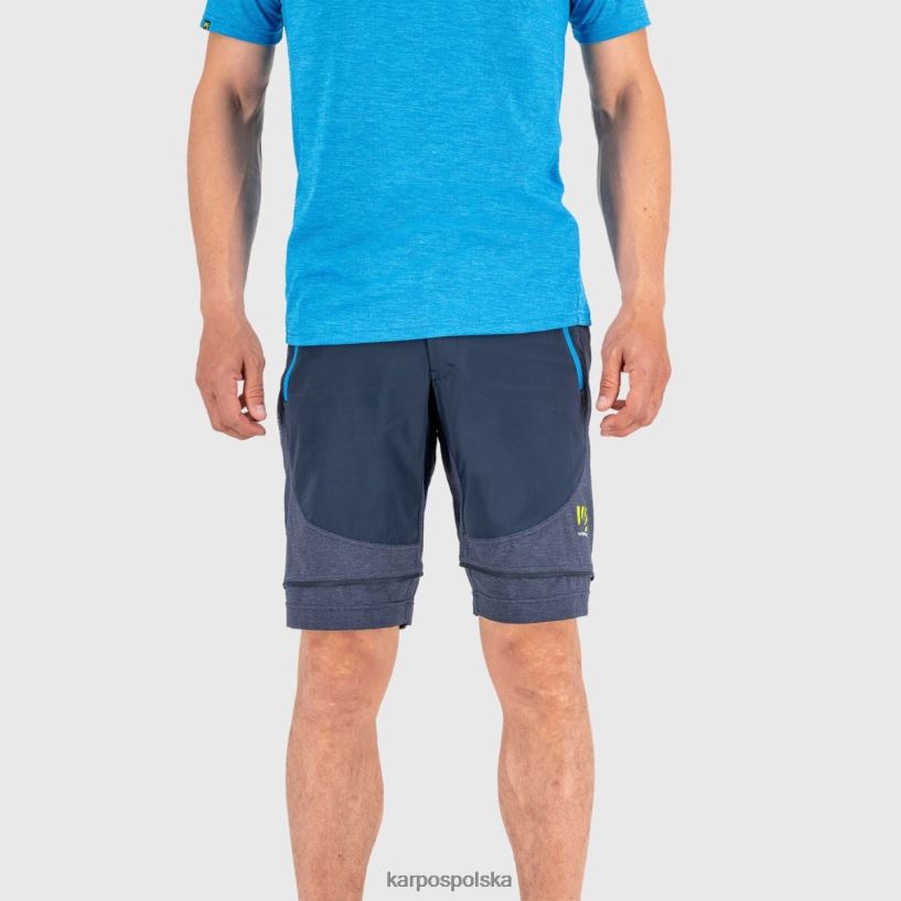 spodnie | przestrzeń kosmiczna/indygo b. 40266X522 mężczyźni Karpos Zapinane na zamek spodnie Santa Croce