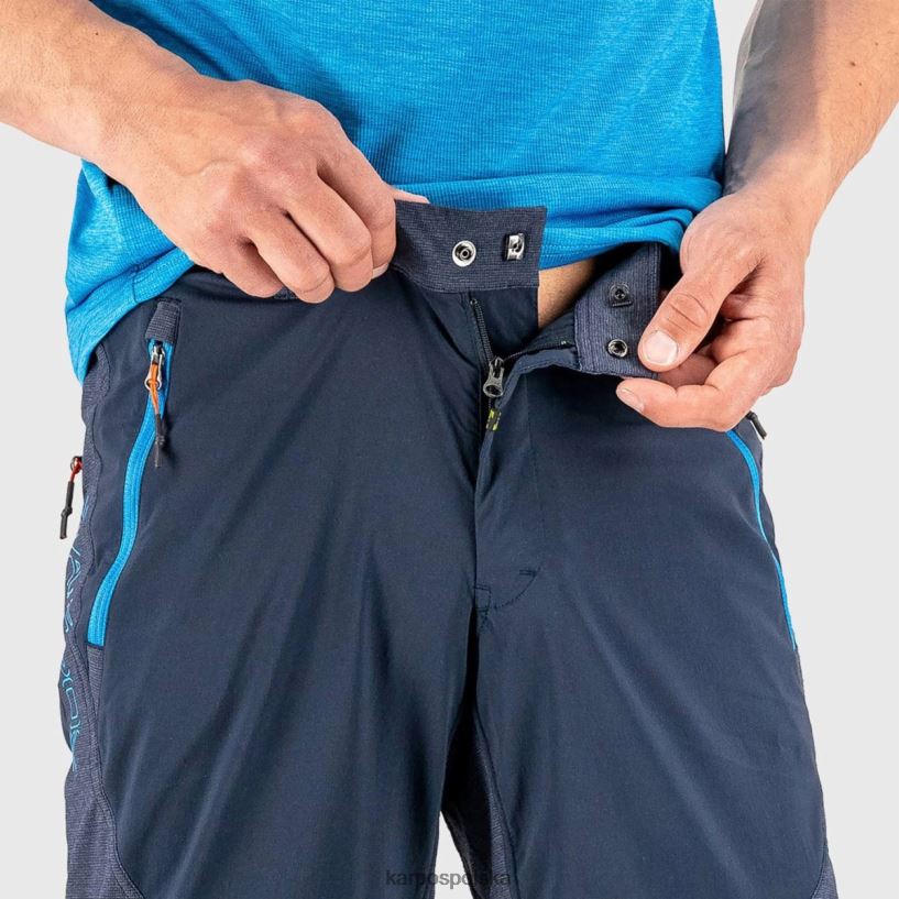 spodnie | przestrzeń kosmiczna/indygo b. 40266X522 mężczyźni Karpos Zapinane na zamek spodnie Santa Croce