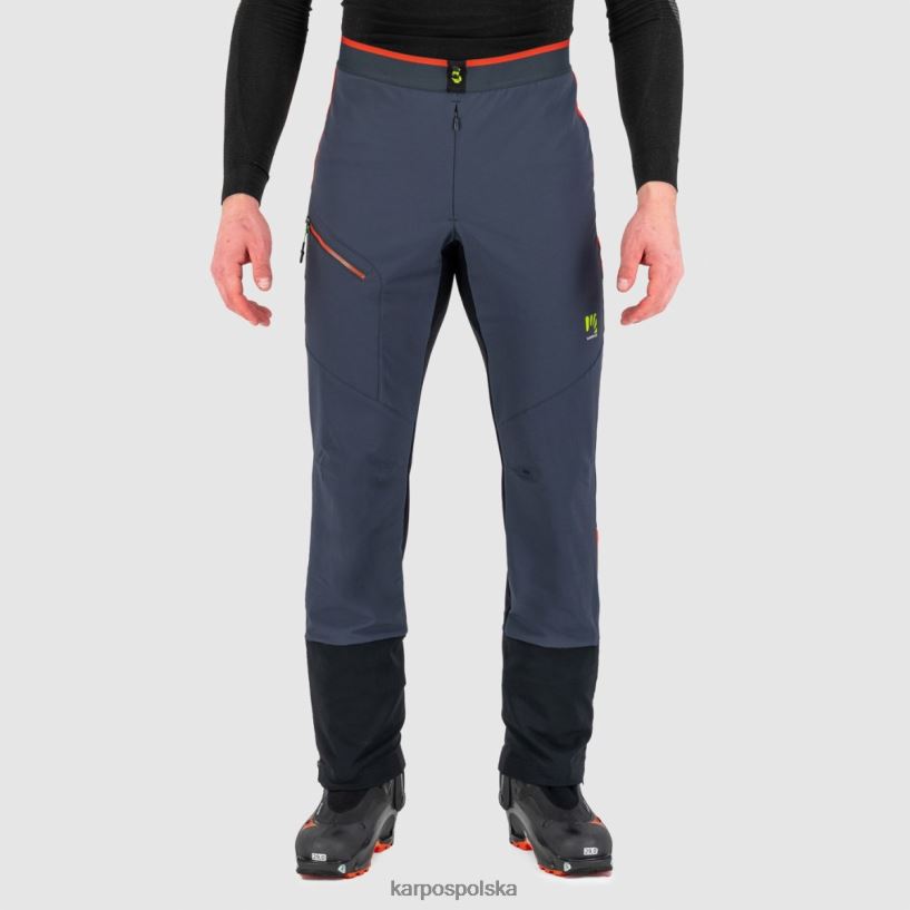 spodnie | tusz indyjski/grenadyna/czarny 40266X487 mężczyźni Karpos spodnie Grand Mont Skimo