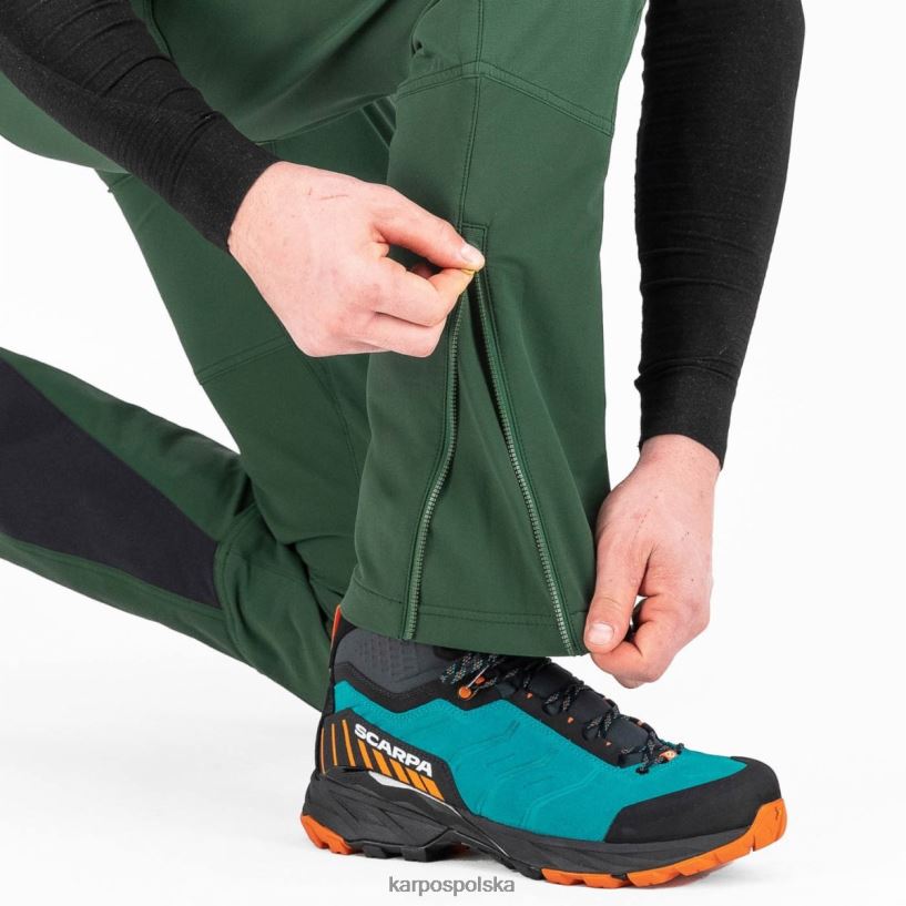 spodnie | zieleń dżungli 40266X498 mężczyźni Karpos spodnie San Martino