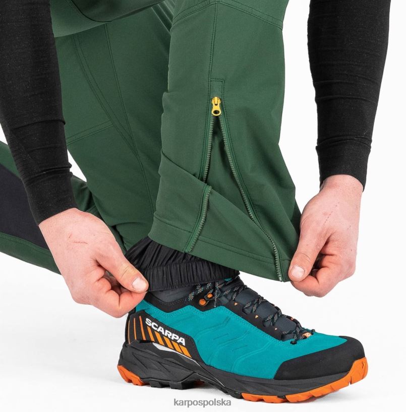 spodnie | zieleń dżungli 40266X498 mężczyźni Karpos spodnie San Martino